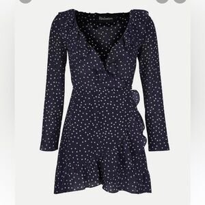 Realisation Par Alexandra Navy Star Dress